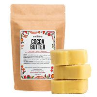 Cocoa Butter - 8 Oz Block, Deeply Moisturizes Skin, Diminishes Scars, Stretch Marks, Soothes Dry Skin