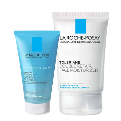 La Roche-Posay Toleriane Double Repair Face Moisturizer, Daily Moisturizer Face Cream with Ceramide and Niacinamide for All Skin Types, Oil Free, Fragrance Free