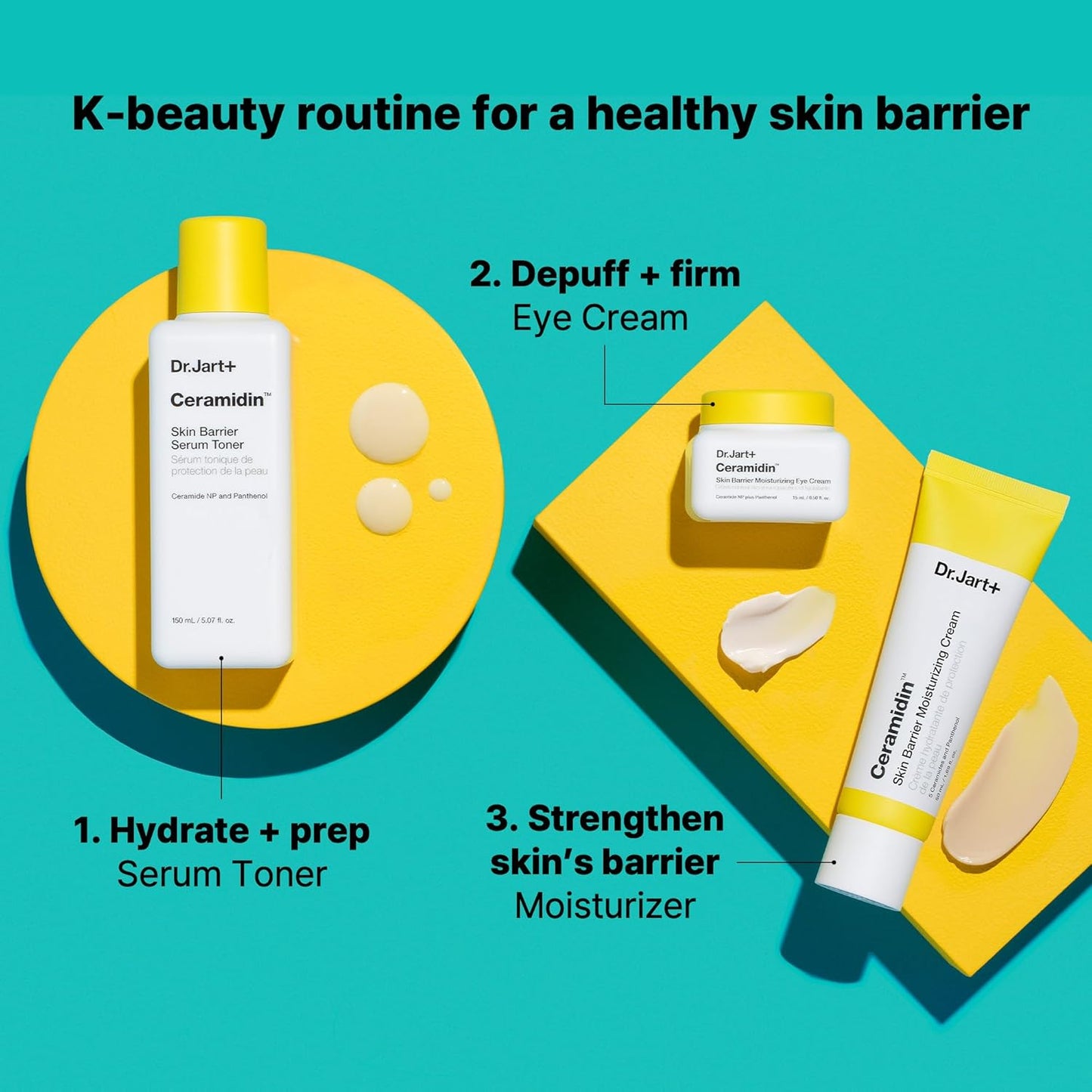 Ceramidin™ Skin Barrier Moisturizer Face Cream for Dry Skin with Ceramides and Panthenol | Korean Skin Care