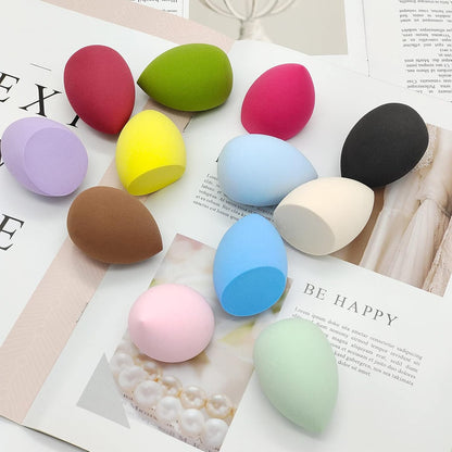 12 Pieces Professional Makeup Sponge Set,Latex Free Flawless Soft Setting Face Puffs,Multicolor Beauty Sponge Blender Cosmetic Applicator for Powder,Liquid,Facial Makeup Tools