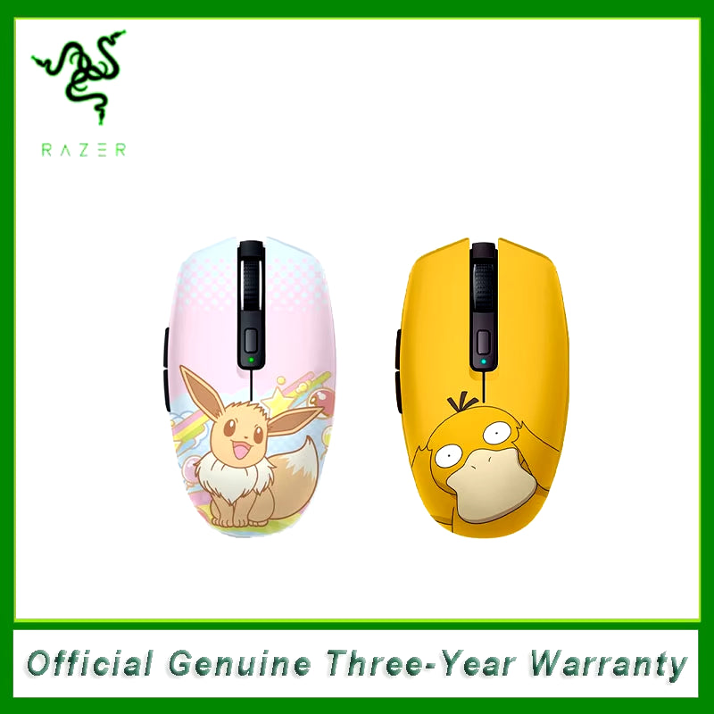 Pokemon Eevee Psyduck Limited Edition Orochi V2 Wireless Mouse Ultra Lightweight Bluetooth USB Dual Wireless Modes