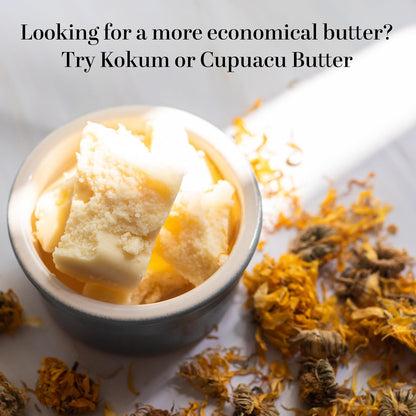 Cocoa Butter - 8 Oz Block, Deeply Moisturizes Skin, Diminishes Scars, Stretch Marks, Soothes Dry Skin